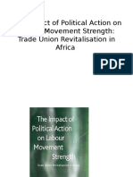 The Impact of Political Action On Labour Movement Strength