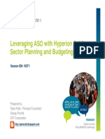 15 04 15 Leveraging ASO With Hyperion Public Sector Planning and Budgeting