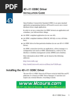 4d v11 Odbc Driver Installation Guide
