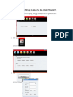 Cara setting modem 3G USB Modem.docx