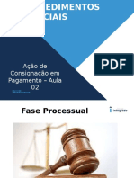 Aula 03 Procedimentos Especiais - Consignação Em Pagamento