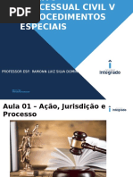 Aula 01 Direito Processual Civil v _ Procedimentos Especiais - Acao Jurisdicao e Processo