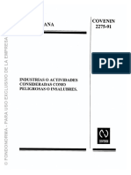 2275-1991 Industrias o Actividades Peligrosas o Insalubres PDF