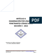 Código Asme Sección V Articulo 6 - 2015