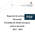 Raport de Activitate Profesor Dr Nicolae Paun