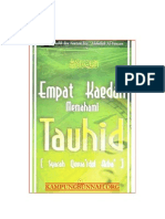 Empat Kaedah Memahami Tauhid (Syarah Qowa'Idul Arba')