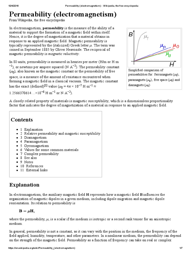 Permeability (electromagnetism) - Wikipedia, the free encyclopedia.pdf ...