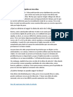 Dieta Adelgazar Rápido en Tres Días