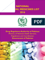 National Essential Medicines List 2016 Reduced