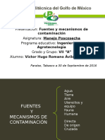 Fuentes y Mecanismos de Contaminacion