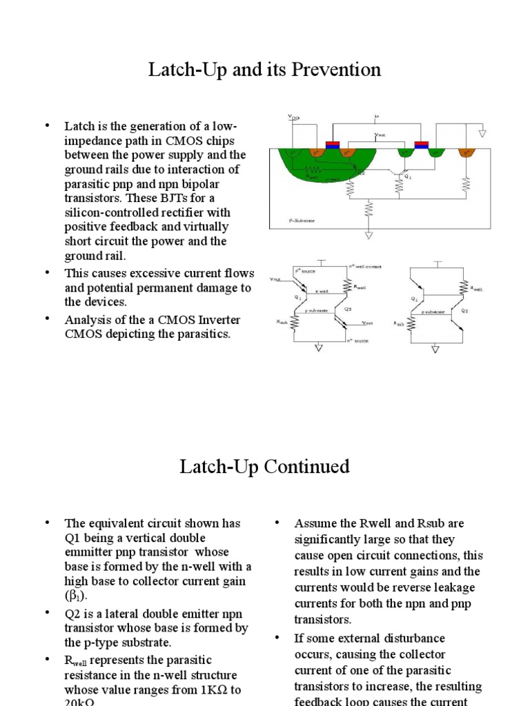 Latch Up PDF Bipolar Junction Transistor Cmos