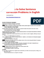 80 Rules To Solve Sentence Correction