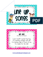 Lineup Songs Cards