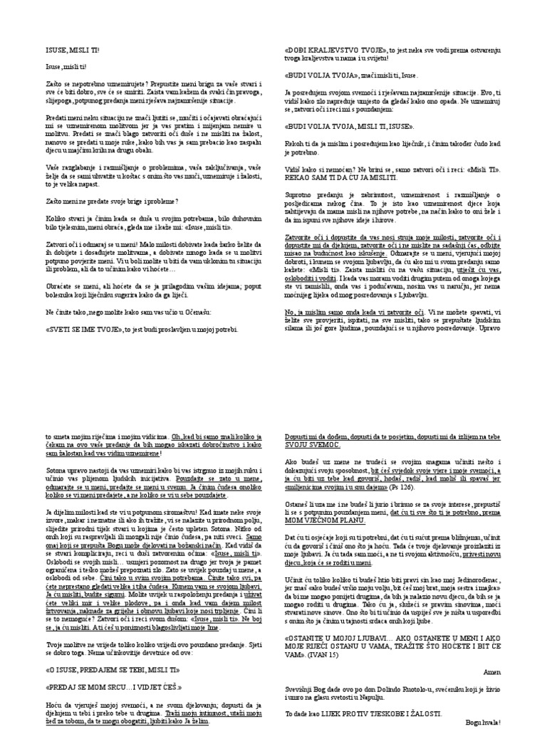 Isuse, Misli Ti | PDF