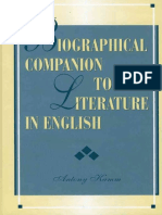 Biographical Companion To Literature in English PDF