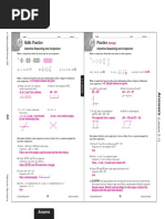 Chapter 2 Skills Practice Answers