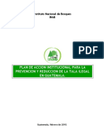 Plan de acción Institucional para Prevención y reducción de tala ilegal en guatemala.pdf