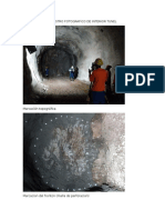 Registro Fotografico de Interior Tunel