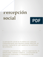 Percepción Social