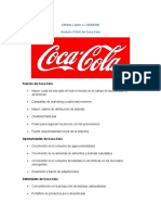 Análisis FODA Coca-Cola  caracteres