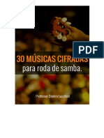 30 Músicas Cifradas Para Roda de Samba