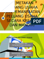 Memetakan Peluang Usaha Dan Pemanfaatan Peluang Usaha Secara