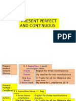 Present Perfect Simple and Continuous