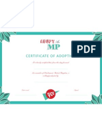 Adopt an MP Certificate