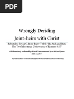 Wrongly Dividing Joint-Heirs With Christ