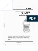 Alinco DJ-G7 User Manual