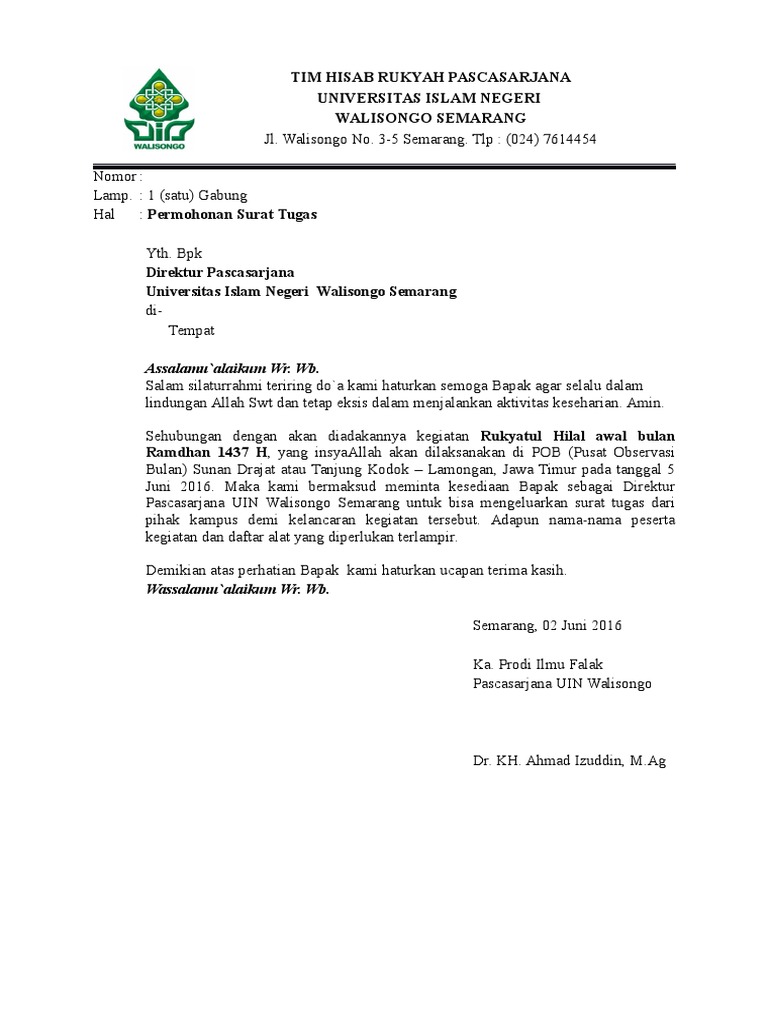Surat Delegasi