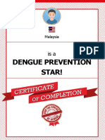 Dengue Readiness Quiz Certificate - Dengue Mission Buzz