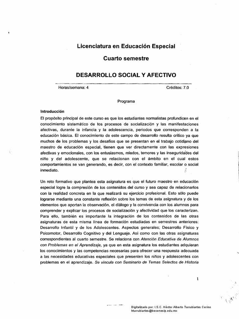 4 Desarrollo Social y Afectivo PDF | PDF | Teoría de apego | Evaluación
