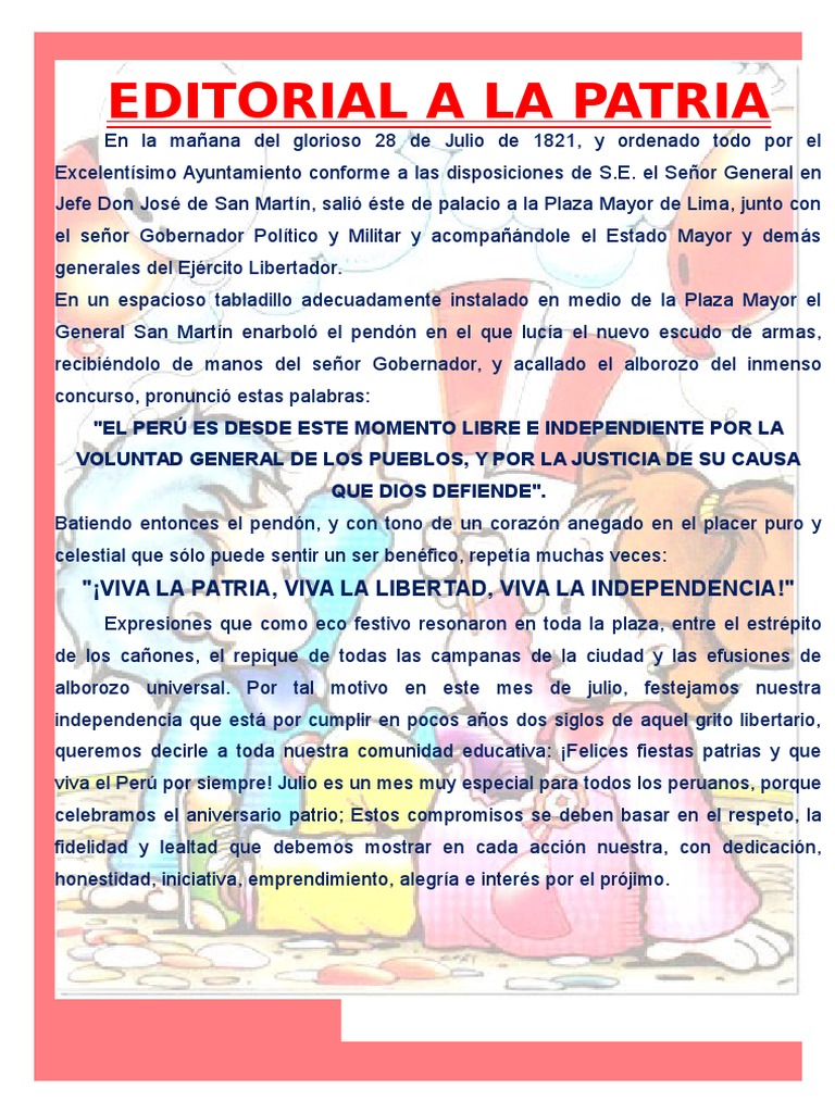 FIESTA PATRIAS Periodico Mural