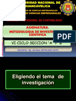 1. Eligiendo El Tema de Investigación