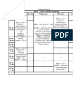 Timetable