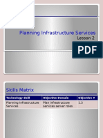 Planning Infrastructure Services: Lesson 2
