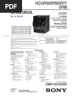 Sony hcd-gpx33 gpx55 gpx77 gpx88 Ver.1.0