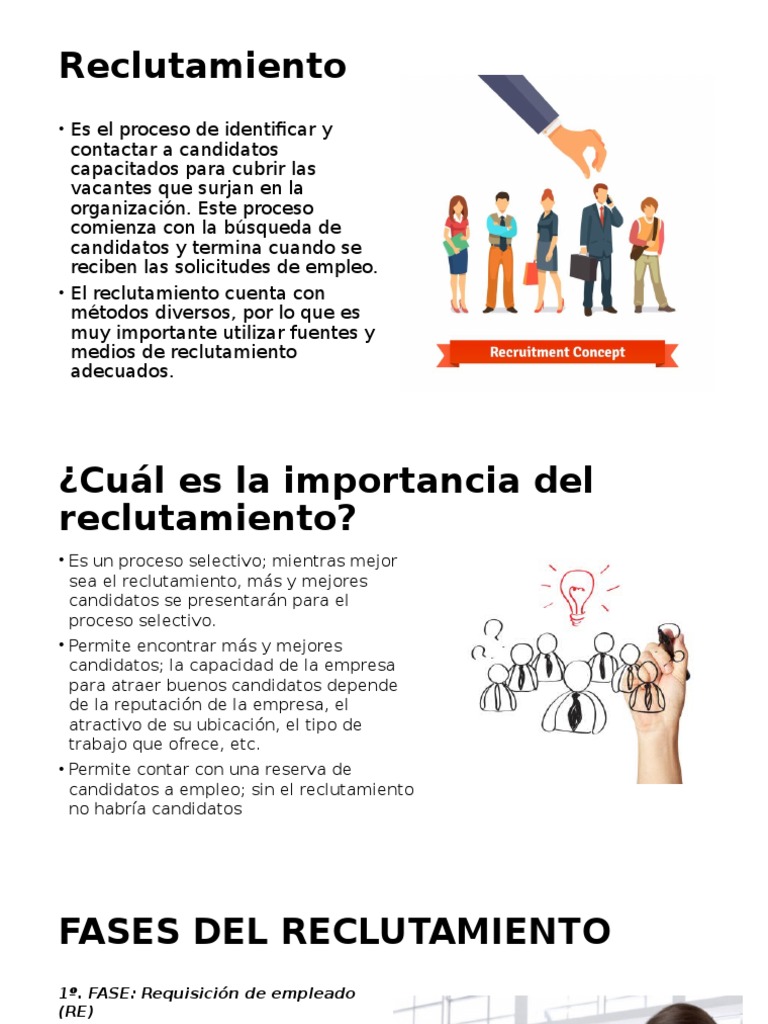 Reclutamiento de Personal Reclutamiento Economias