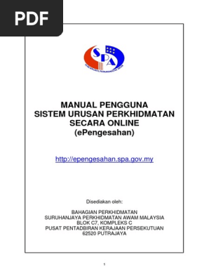 Manual Epengesahan Pdf