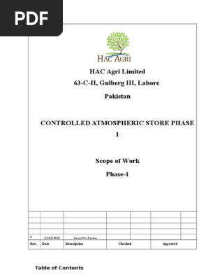 Scope of Work