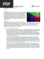 Microsoft Cloud Infrastructure Datacenter and Network Fact Sheet(1)