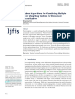 Robust Algorithms For Combining Multiple Term Weighting Vectors For Document Classification