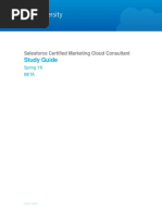 Salesforce Certified Marketing Cloud Consultant Beta