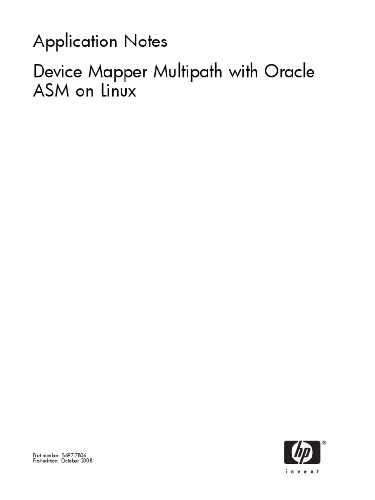 Device Mapper Multipath Linux : Red Hat Enterprise Linux 8 Configuring ...
