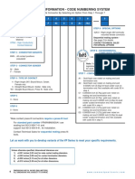 ORDERING INFORMATION - CODE NUMBERING SYSTEM FOR CONNECTORS