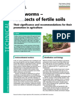 Earthworms - Architects of Fertile Soils: Their Significance and Recommendations For Their Promotion in Agriculture