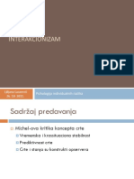 Predavanje 5 - Interakcionizam PDF