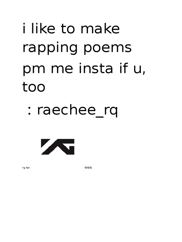 Rapping Poems and IG Connects | PDF