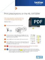 Print prescriptions HL-5470DW toner reset